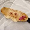 1pc Elegant Solid Wood Tray | Perfect for Fruits, Snacks, and Keys | Ideal for Kitchen and Dining Room Decoration