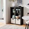 6 Cube Storage Organizer, Charcoal