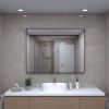 Wall Mirror 30x40 Inch Black Rectangular Mirror Metal Framed Mirror Vanity Mirror Dressing Mirror, for Bathroom, Living Room, Bedroom Wall Decor