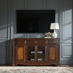 Parliament 72-inch TV Stand, for TVs up to 85 inches, Hazelnut Finish