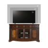 Parliament 72-inch TV Stand, for TVs up to 85 inches, Hazelnut Finish