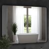 Wall Mirror 30x40 Inch Black Rectangular Mirror Metal Framed Mirror Vanity Mirror Dressing Mirror, for Bathroom, Living Room, Bedroom Wall Decor