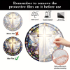 CIFbuy Colorful Acrylic Sun Catcher Window Decor Elegant Cross Hanging for Home Porch Easter Holiday Gift(TikTok, temu pick-up service)