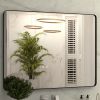 Wall Mirror 30x40 Inch Black Rectangular Mirror Metal Framed Mirror Vanity Mirror Dressing Mirror, for Bathroom, Living Room, Bedroom Wall Decor