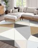 VEVOR Area Rug, 5 x 7 ft Large Washable Rug, Non-Slip and Tear-Resistant Soft Carpet, Pet & Child Friendly Modern Area Rugs, Indoor Mat for Bedroom