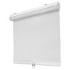 Blackout Slow Release Roller Shade, 1-Piece, White, 36" W x 72" L