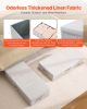 VEVOR Under Bed Storage with Lids, 31.7 x 15.9 x 6.1 Inch, 48L Large Underbed Clothes Storage Containers
