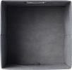 Basics Collapsible Cube Storage Organizer Bins, 6-Pack, 10.5 x 10.5 x 11 inches, Light Grey