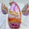 Amethyst Agate Freeform/ Crystal Ornament/ Mexican Lace Agate/ Amethyst/ Rocks and Minerals, Home decoration, holiday party decorations