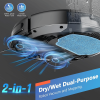 PSG20 Robotic Vacuum Cleaner Powerful suction for cleaning, 3-in-1 vacuum/sweep/dust mop, Alexa/APP control, 2000pa 2500mAh, 120-minute battery life
