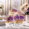 1pc Unique Amethyst Agate Slice - Home & Office Desktop Decoration, Crystal Collection, Perfect Gift for Crystal Lovers