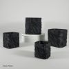 Flowing Textured Planter | Sculptural Accent for Your Space