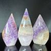 Amethyst Agate Freeform/ Crystal Ornament/ Mexican Lace Agate/ Amethyst/ Rocks and Minerals, Home decoration, holiday party decorations